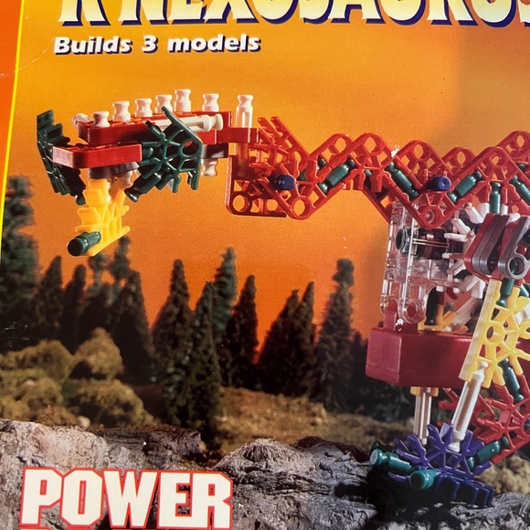 K'Nex K'Nexosaurus w. Power Pack Motor 12511 Build Imagine Moves VTG 1991 - Picture 2 of 11